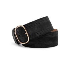 Fratelli Rossetti Women's black suede belt|^ Accessories