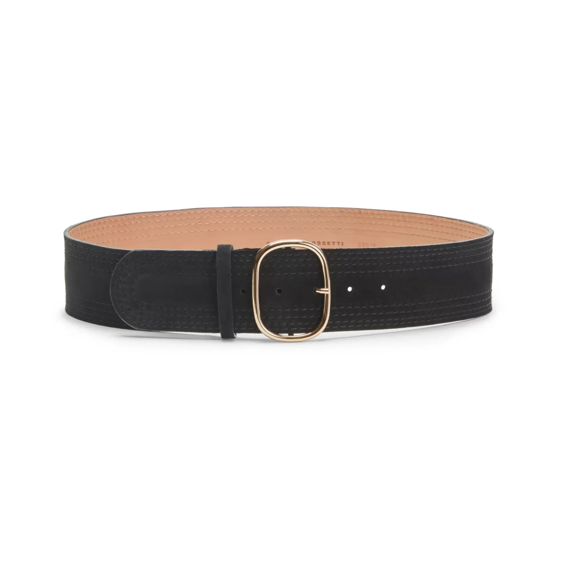 Fratelli Rossetti Women's black suede belt|^ Accessories