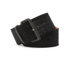 Fratelli Rossetti Women's black velvet belt|^ Accessories