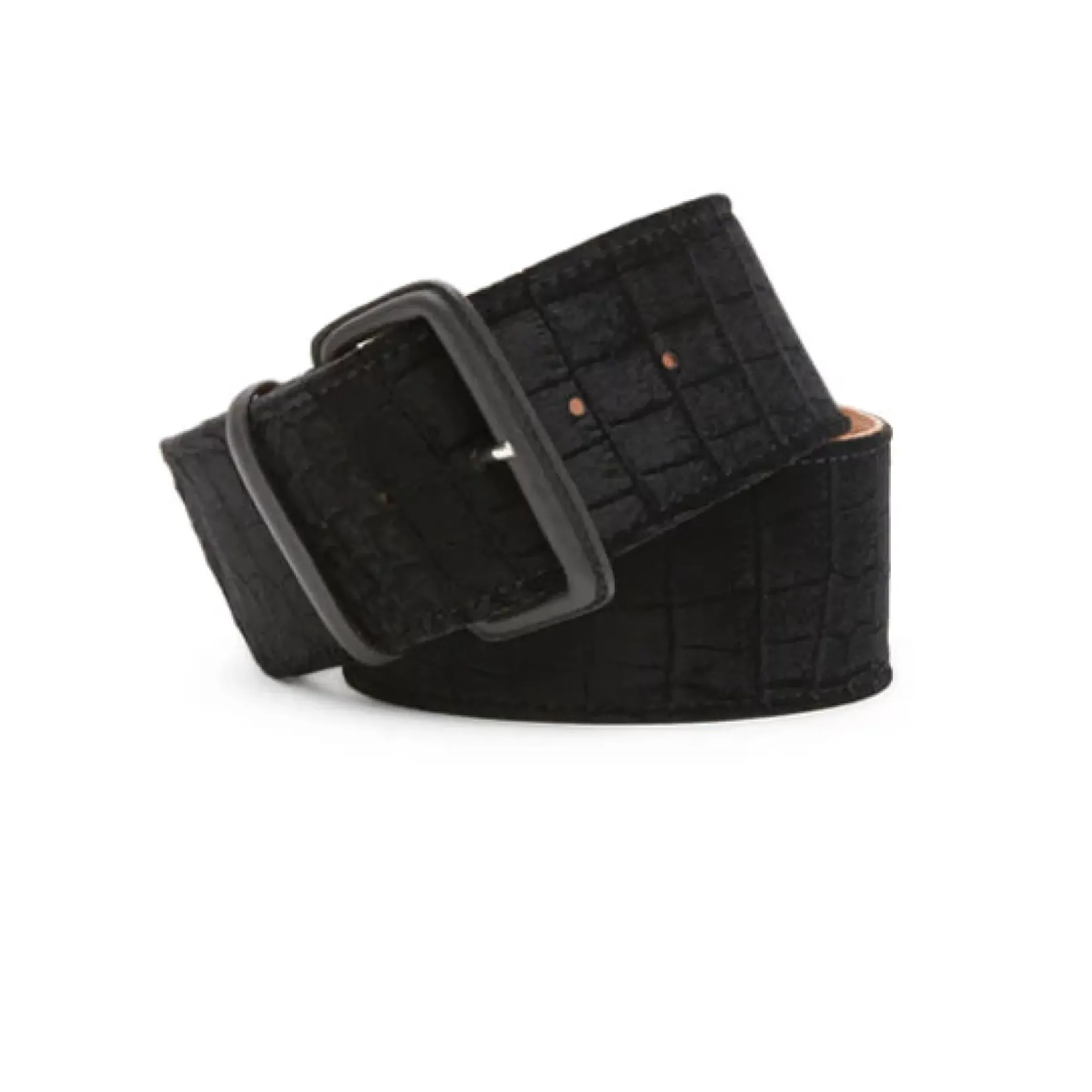 Fratelli Rossetti Women's black velvet belt|^ Accessories