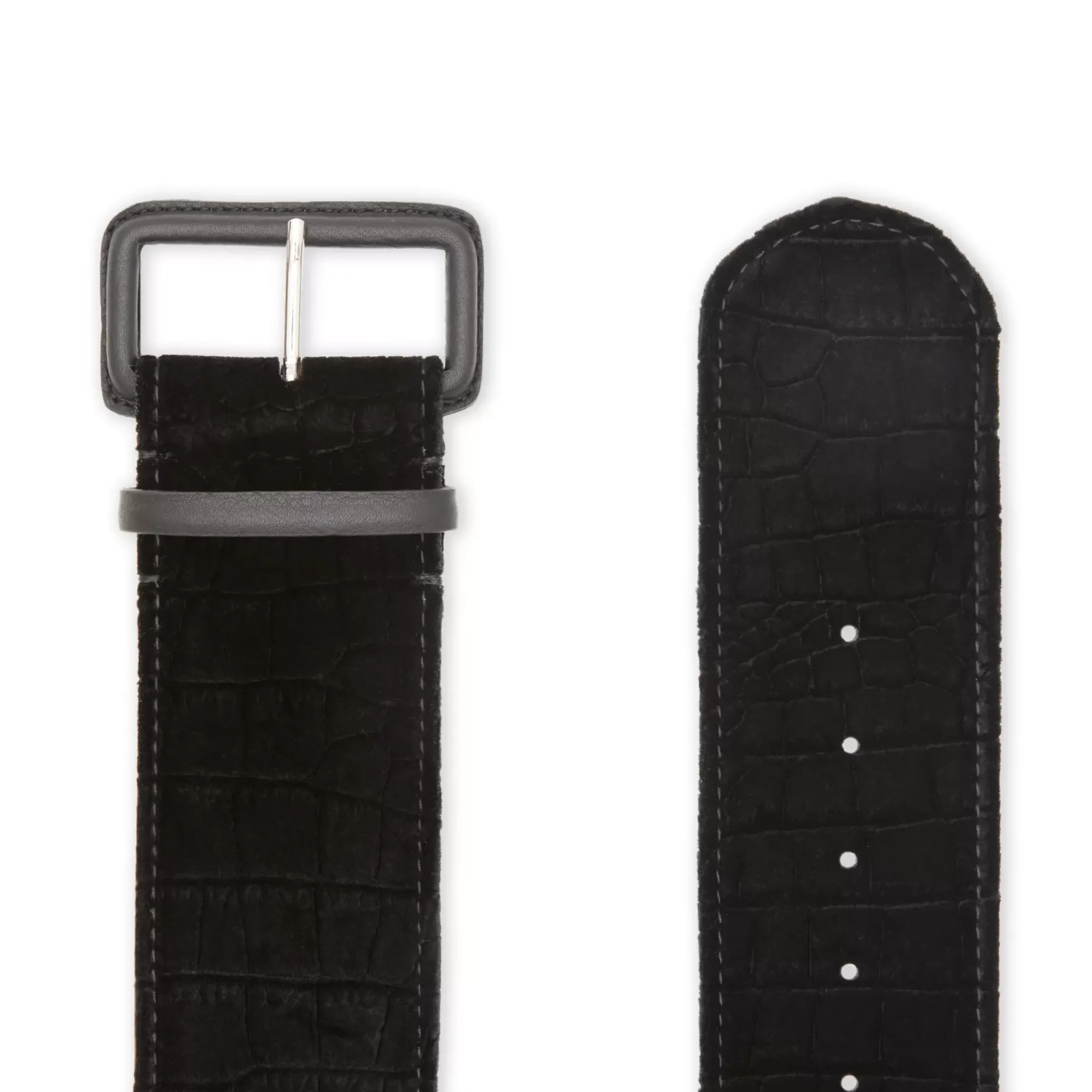 Fratelli Rossetti Women's black velvet belt|^ Accessories