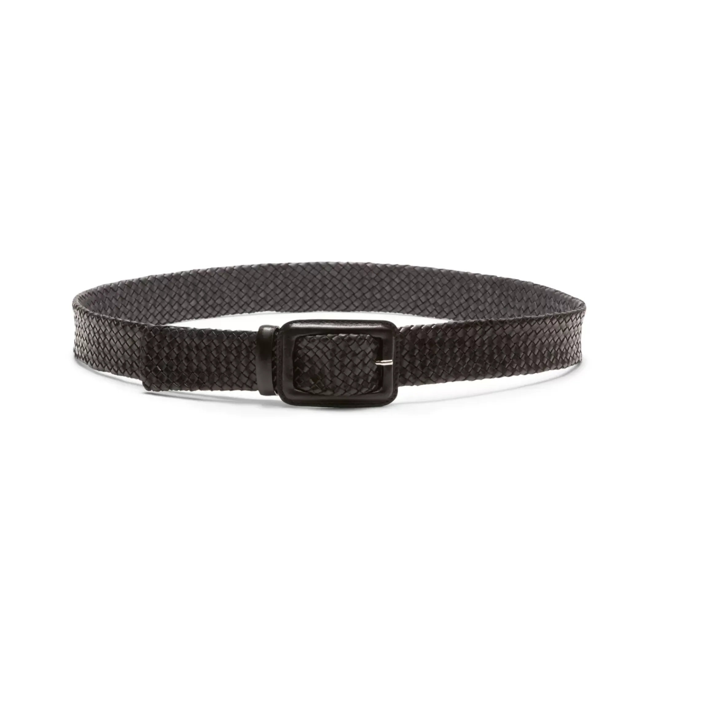 Fratelli Rossetti Women's black woven leather belt |^ Accessories