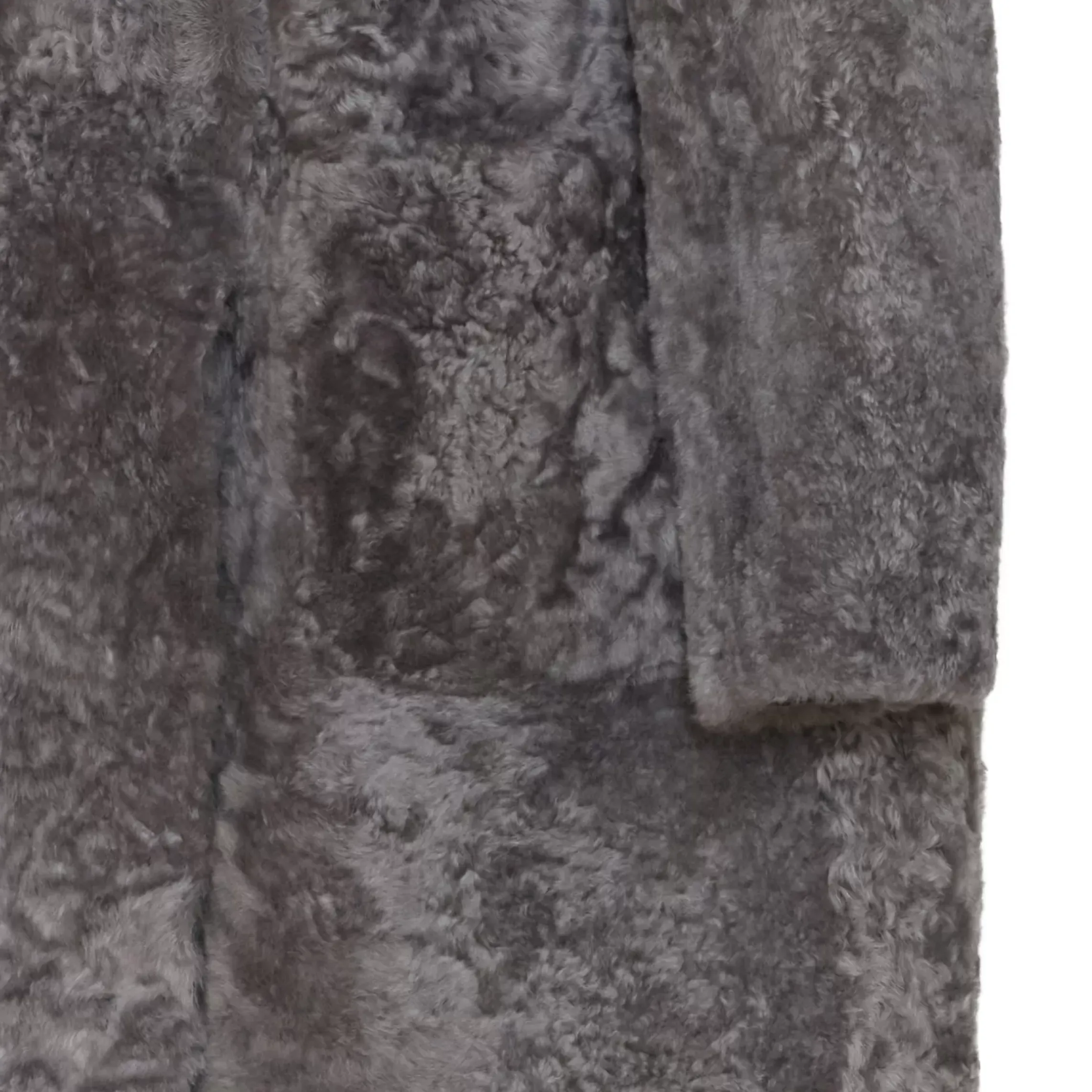 Fratelli Rossetti Women’s grey shearling coat|^ Outerwear