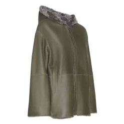 Fratelli Rossetti Women's reversible tan shearling jacket|^ Outerwear
