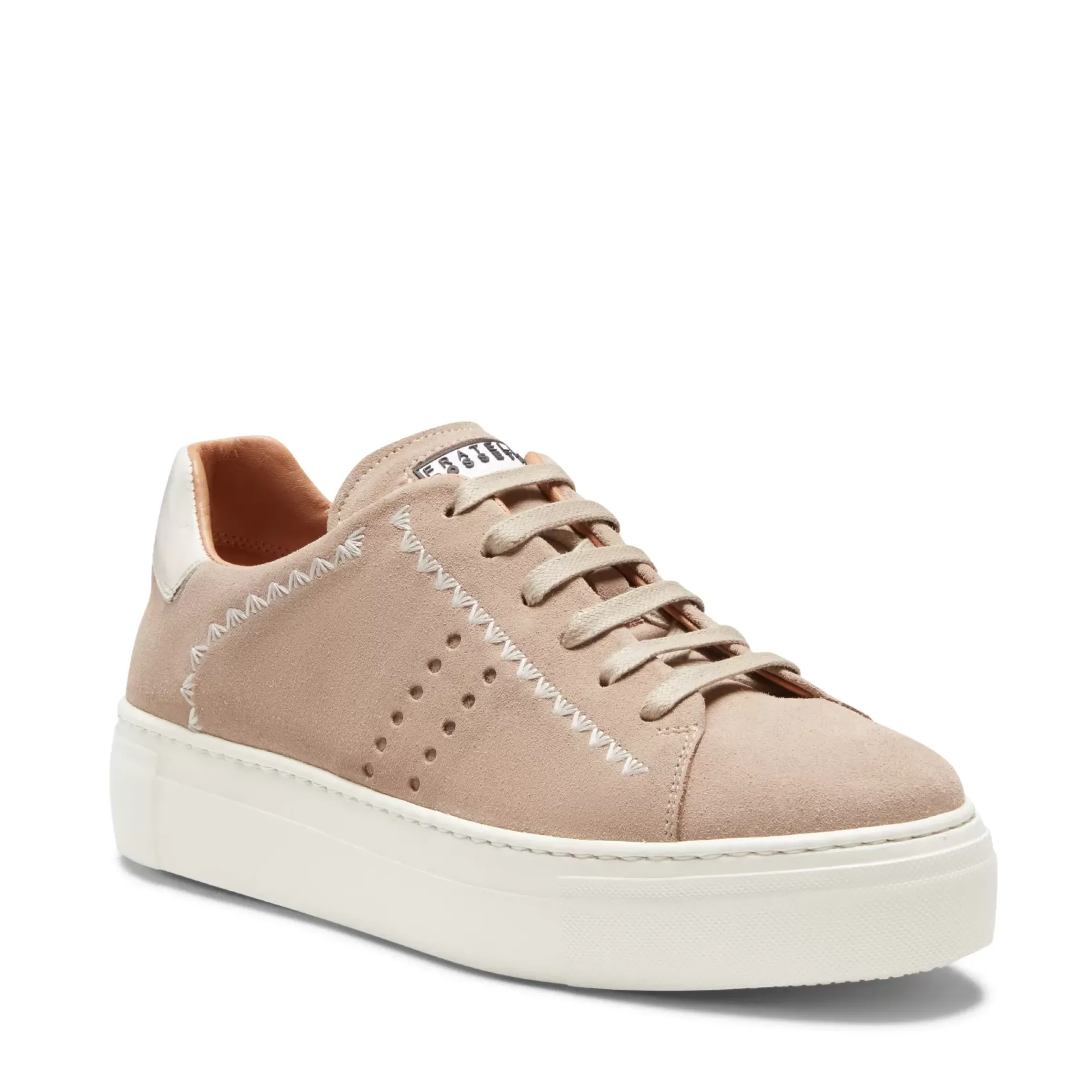 Fratelli Rossetti Women's sand-coloured suede sneaker|^ Sneakers