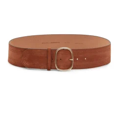 Fratelli Rossetti Women's tan suede belt|^ Belts