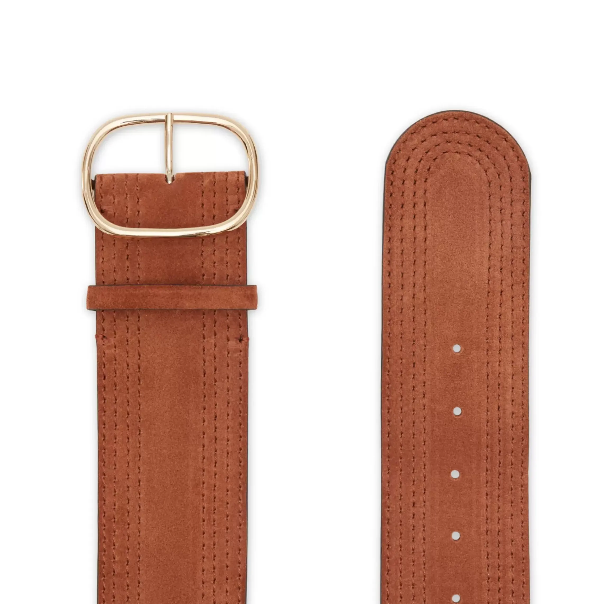 Fratelli Rossetti Women's tan suede belt|^ Accessories